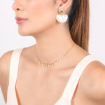 Load image into Gallery viewer, Franck Herval Maria Mother Of Pearl Clip Earrings
