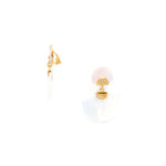 Load image into Gallery viewer, Franck Herval Maria Mother Of Pearl Clip Earrings
