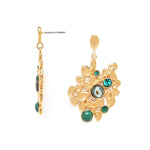 Load image into Gallery viewer, Franck Herval Becky Flat Oval Earrings
