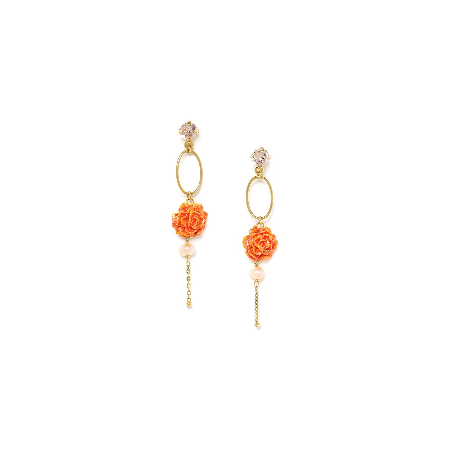 Franck Herval Cléa Crystallized Post Earrings