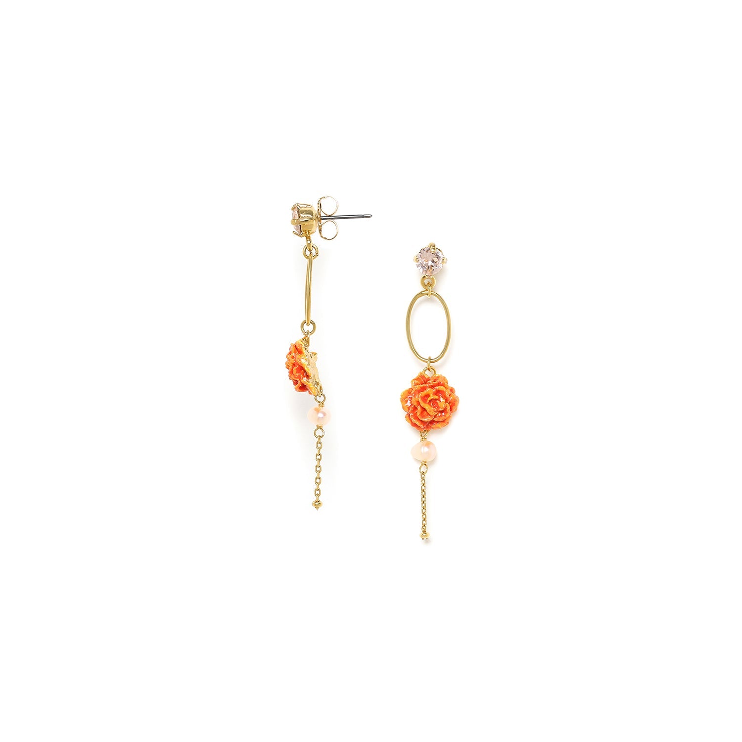 Franck Herval Cléa Crystallized Post Earrings