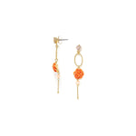 Load image into Gallery viewer, Franck Herval Cléa Crystallized Post Earrings
