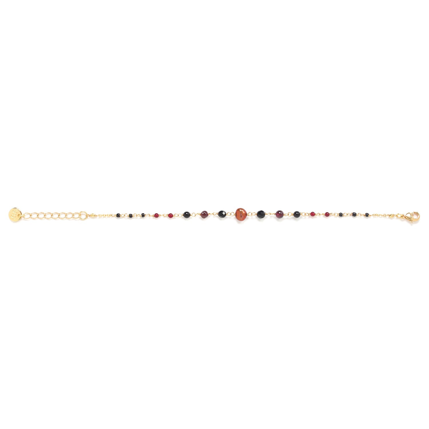 Franck Herval Melany Looped Bead Bracelet(Black)