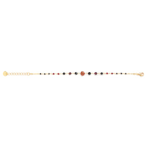 Franck Herval Melany Looped Bead Bracelet(Black)