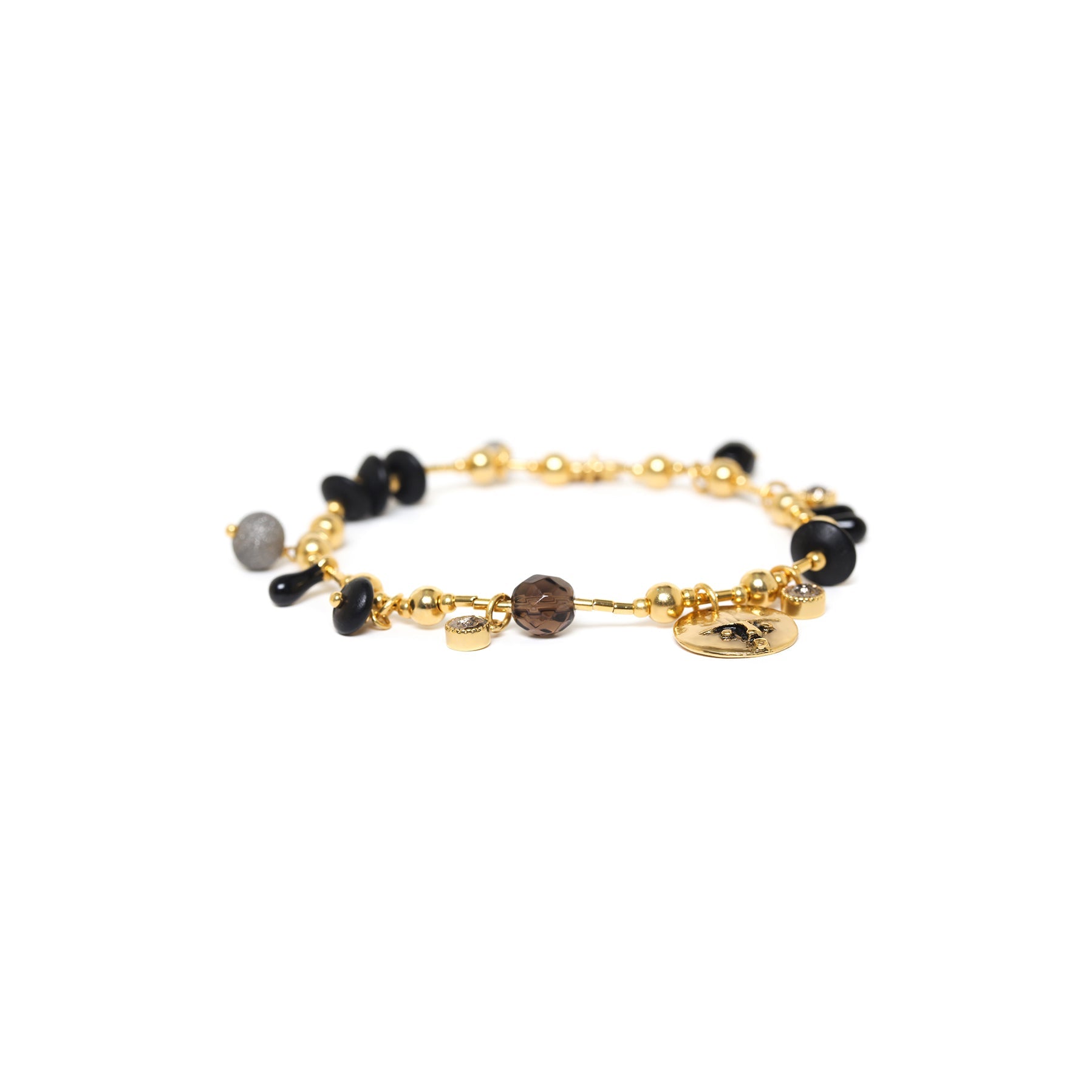 Franck Herval Malia Stretch Bracelet (Black)