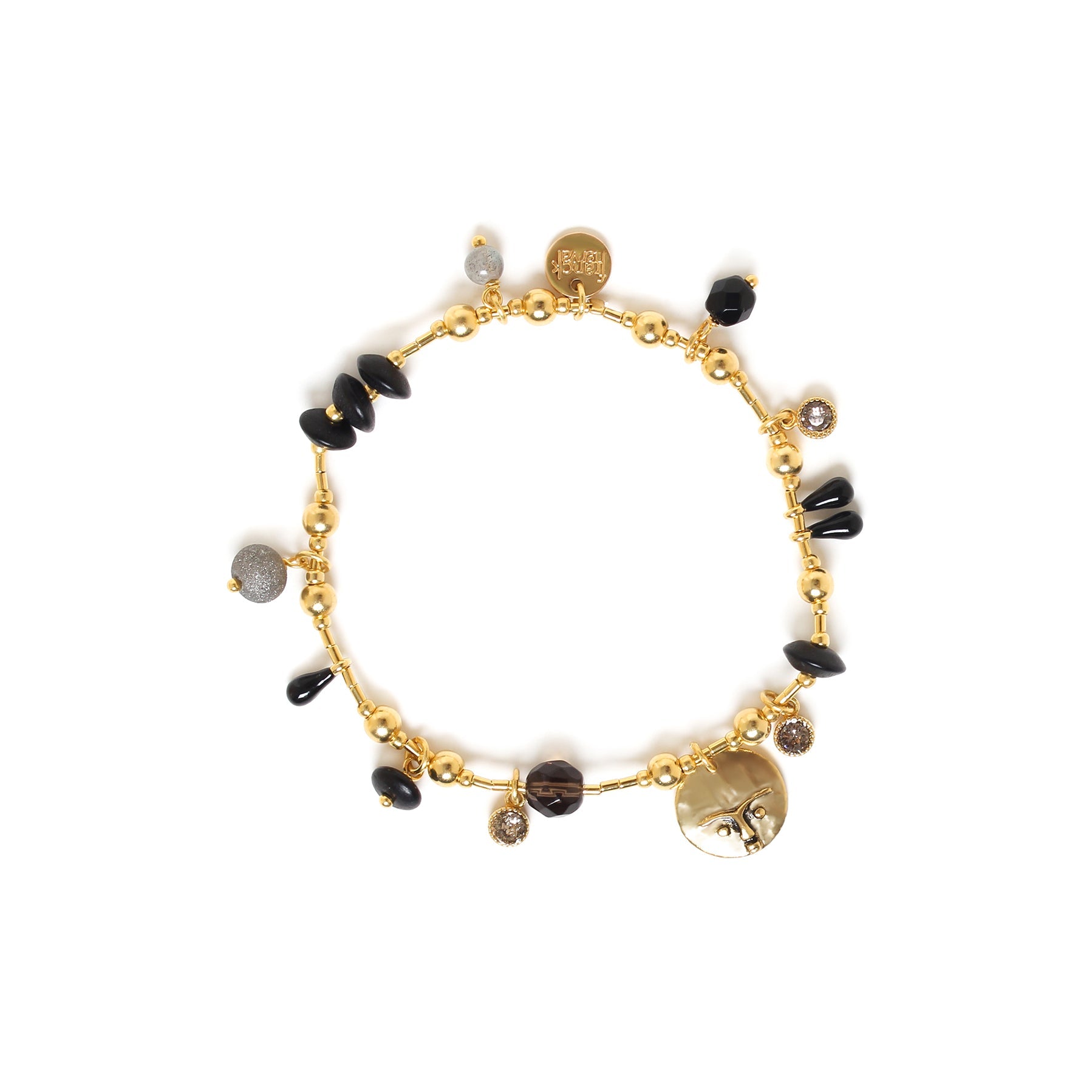 Franck Herval Malia Stretch Bracelet (Black)