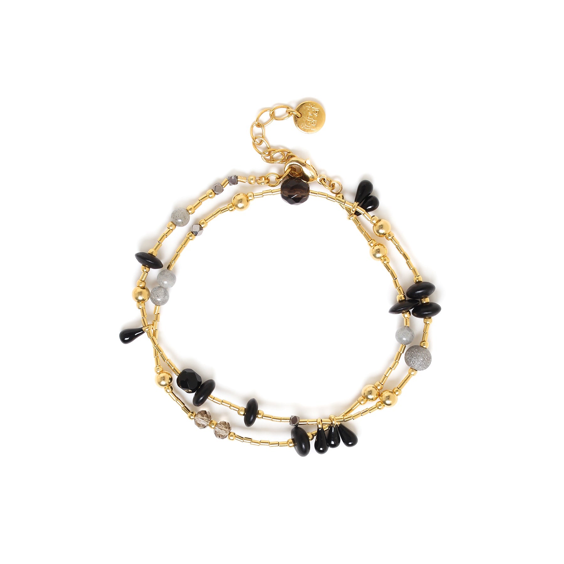 Franck Herval Malia 2 In 1 Bracelet (Black)