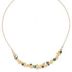 Load image into Gallery viewer, Franck Herval Becky Arc Short Necklace (Green)
