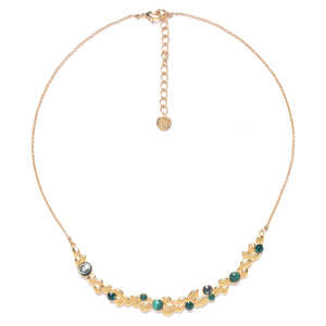 Franck Herval Becky Arc Short Necklace (Green)