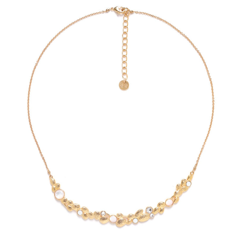 Franck Herval Becky White Arc Short Necklace