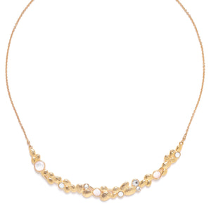 Franck Herval Becky White Arc Short Necklace