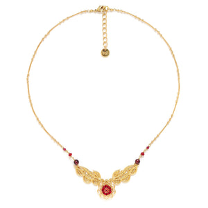 Franck Herval Appoline 3 Elements Short Necklace (Cherry)