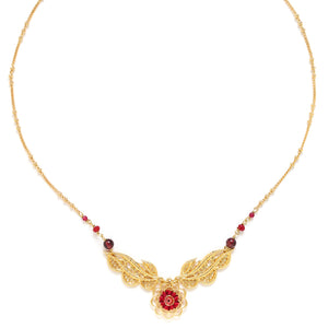 Franck Herval Appoline 3 Elements Short Necklace (Cherry)