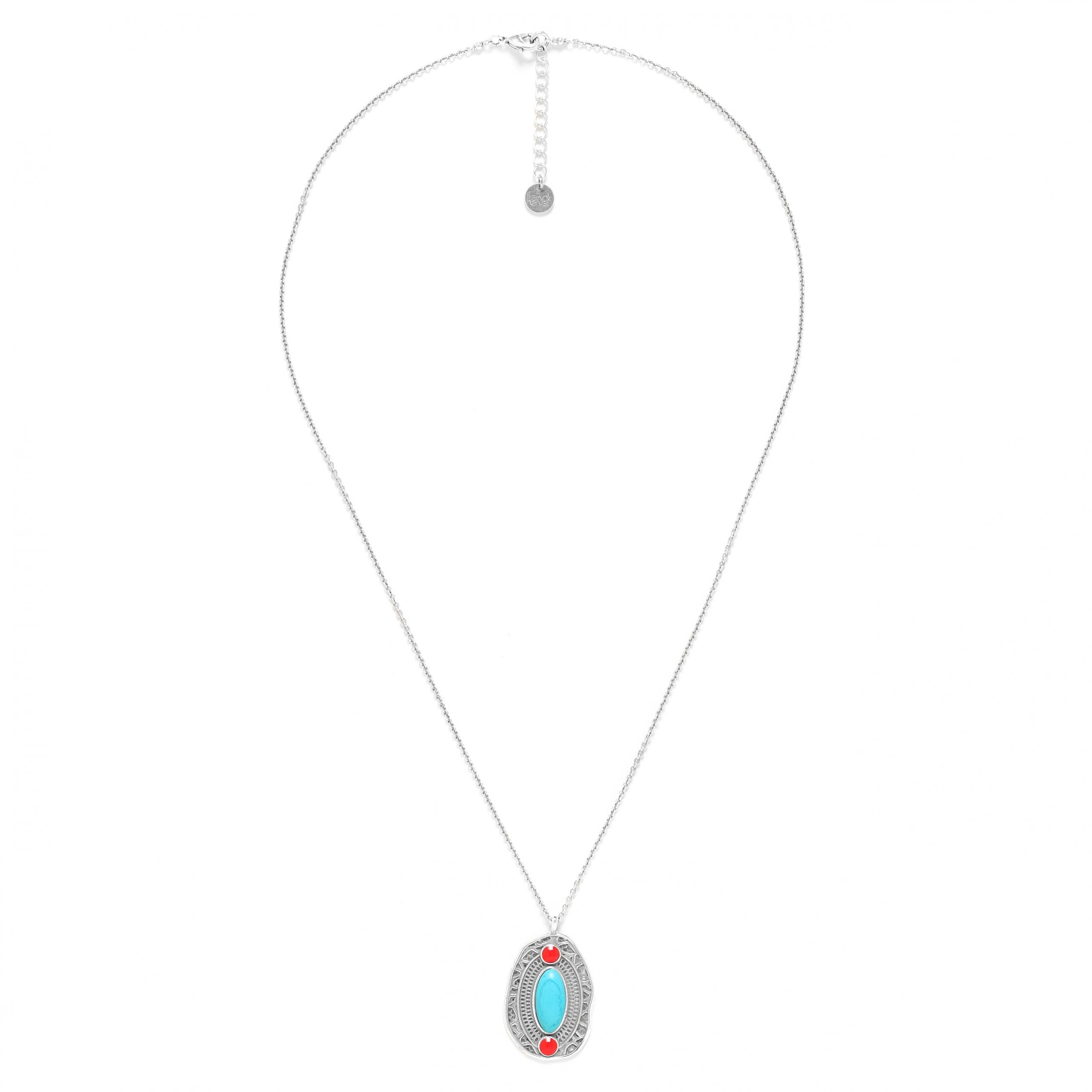 Franck Herval Wina Oval Pendant Necklace