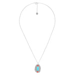 Load image into Gallery viewer, Franck Herval Wina Oval Pendant Necklace
