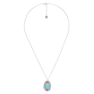 Franck Herval Wina Oval Pendant Necklace