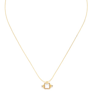 Franck Herval Louise Square + Chain Necklace