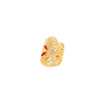 Load image into Gallery viewer, Franck Herval Appoline Lace Design Ring (Cherry)
