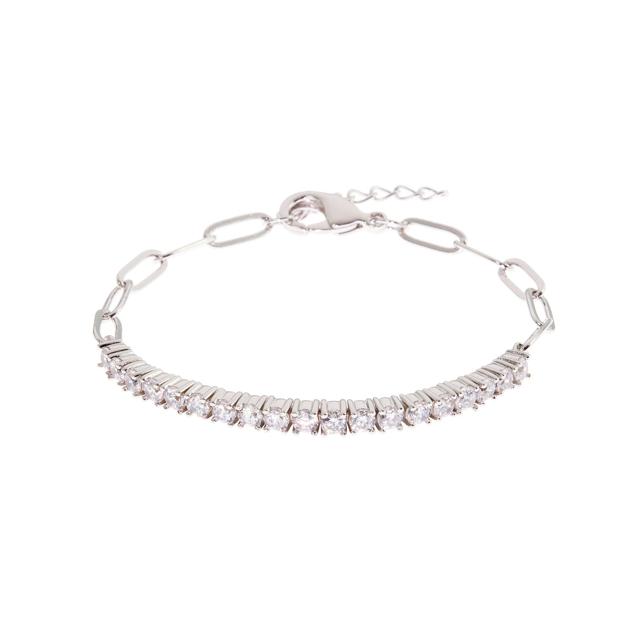 Ella Silver Tennis Bracelet