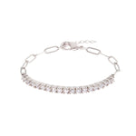 Load image into Gallery viewer, Ella Silver Tennis Bracelet
