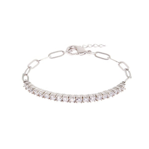 Ella Silver Tennis Bracelet