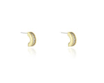 Load image into Gallery viewer, Ceto Gold Hoop Earrings
