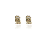 Load image into Gallery viewer, Link Gold Clip On Earrings
