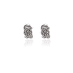 Load image into Gallery viewer, Link Silver Clip On Earrings
