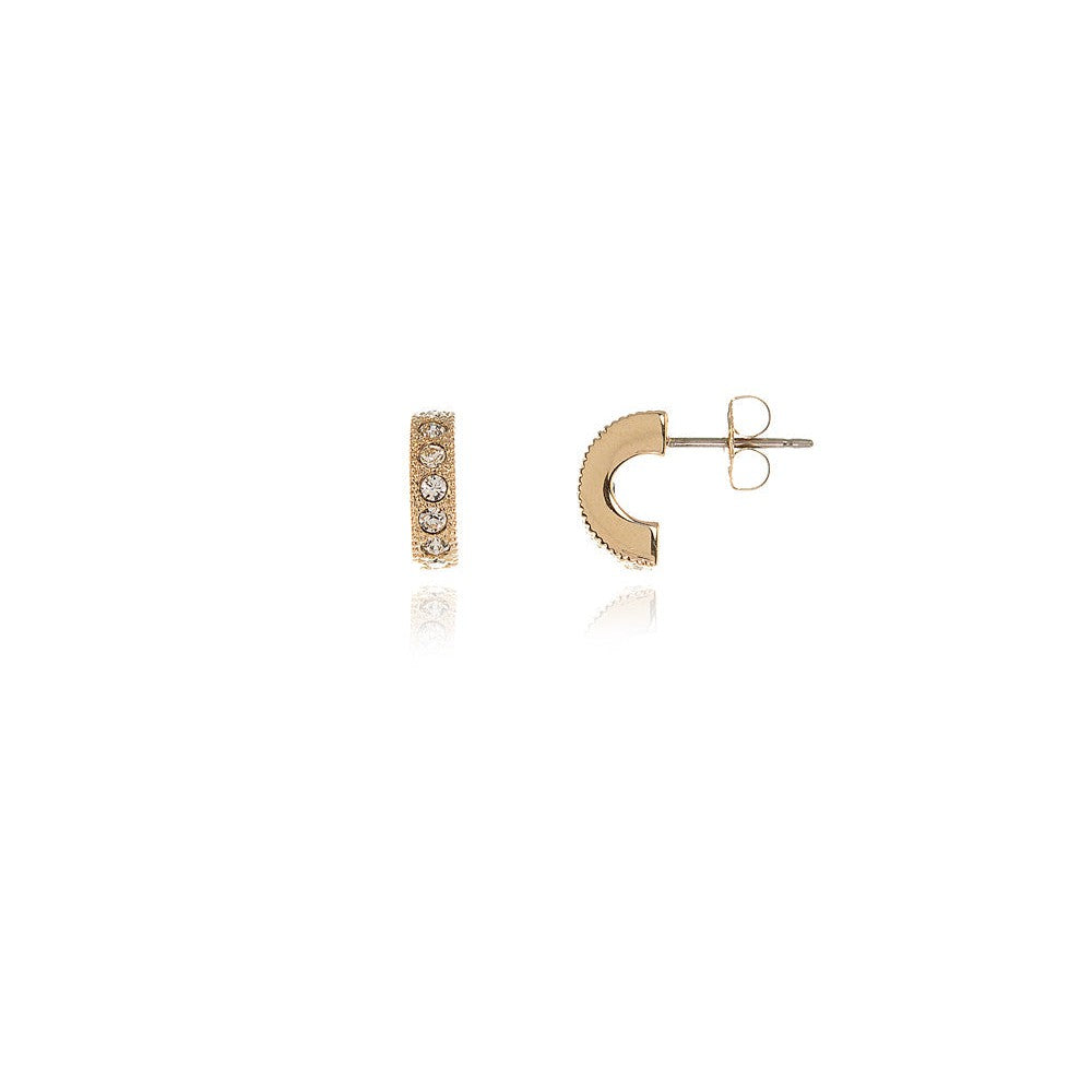 Saga 10mm Gold Earrings