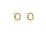 Load image into Gallery viewer, Halo Gold Earrings
