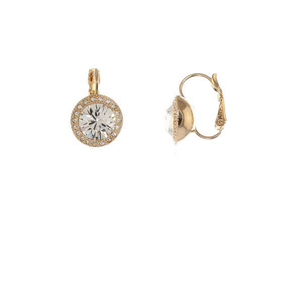 Sosie Pavee Gold Earrings