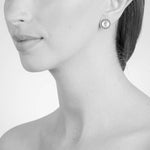 Load image into Gallery viewer, Florantine Pearl Silver Clip on Earrings
