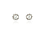 Load image into Gallery viewer, Jasmin Pearl Silver Earrings
