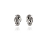 Load image into Gallery viewer, Laine Polished Silver Clip On Earrings
