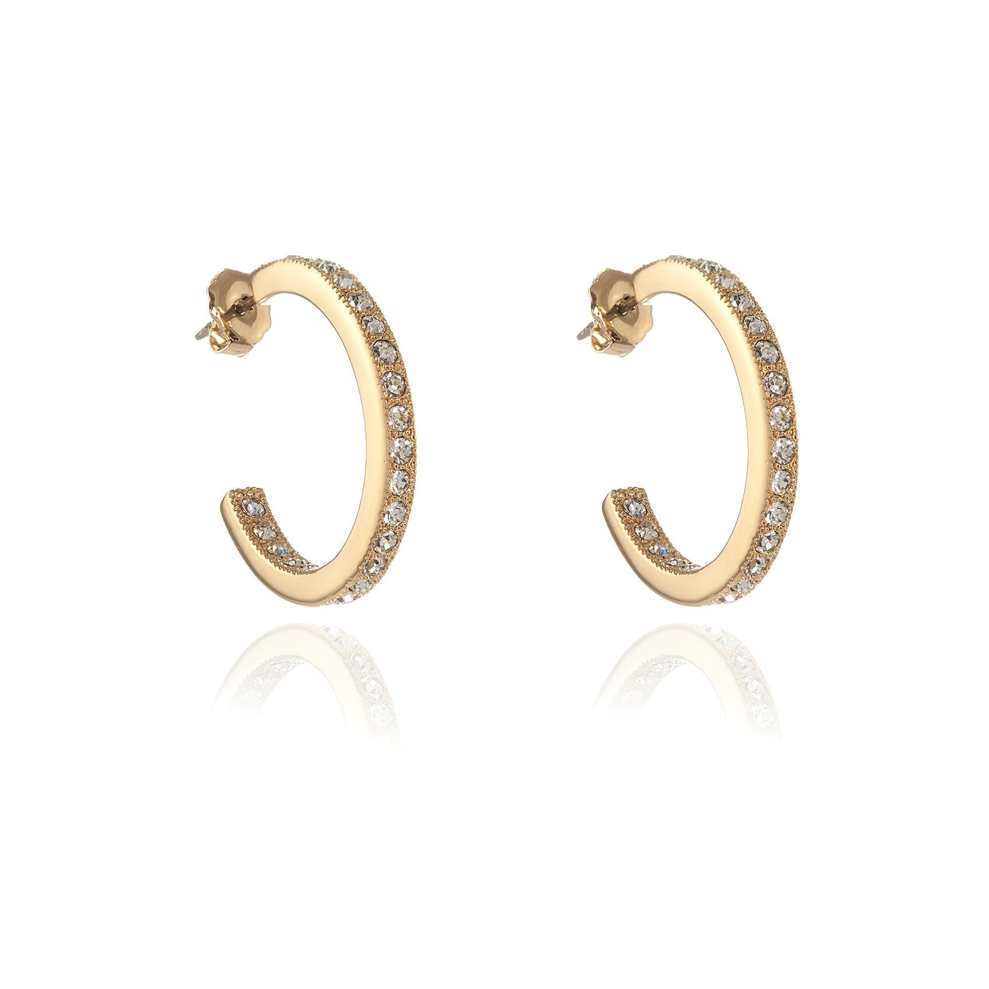 Saga Large Gold Hoop Earrings