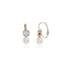 Mimi Gold Lever Back Earrings