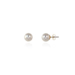 Load image into Gallery viewer, Mac 10 White Pearl Earrings
