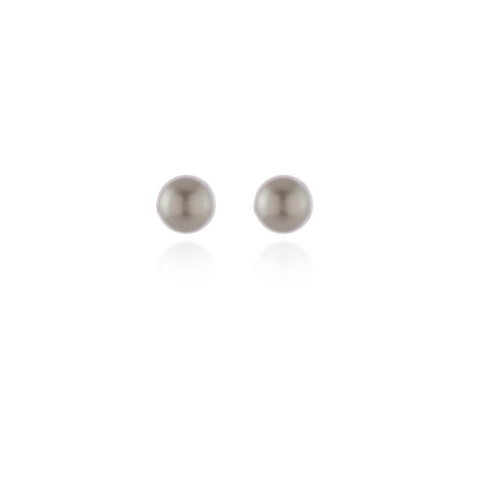 Mac 10 Platinum Pearl Earrings