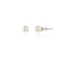 Load image into Gallery viewer, Mac 8 White Pearl Earrings
