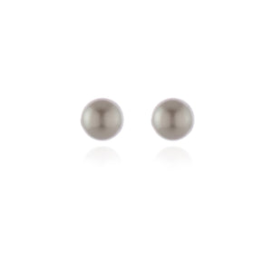 Mac 8 Platinum Pearl Earrings