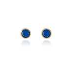 Load image into Gallery viewer, Thisbe Gold Sapphire Earrings
