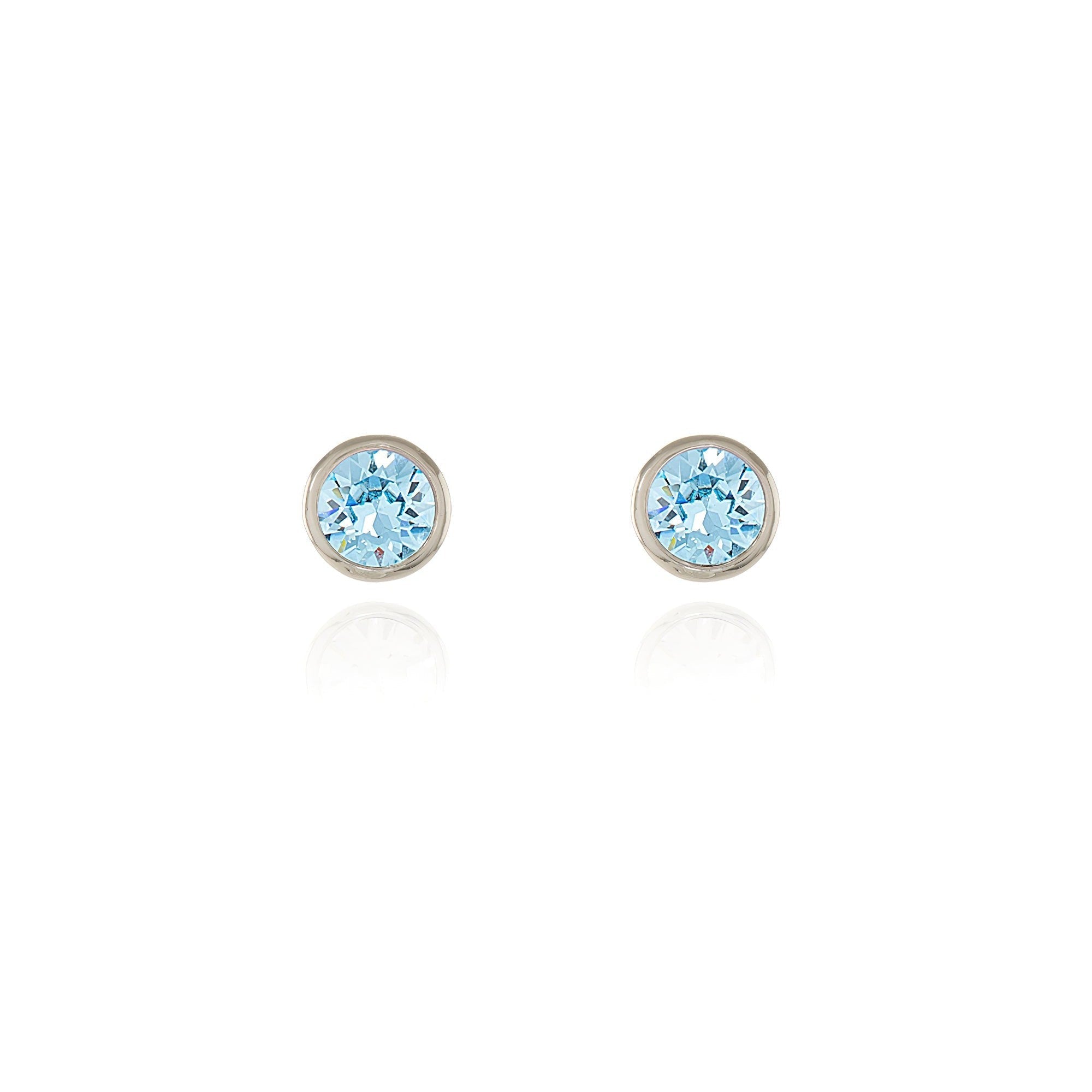 Thisbe Silver Aquamarine Earrings