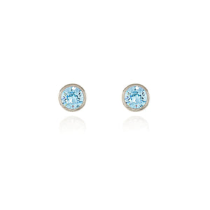 Thisbe Silver Aquamarine Earrings