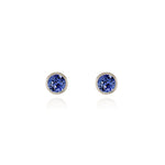 Load image into Gallery viewer, Thisbe Silver Tanzanite Earrings
