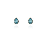 Load image into Gallery viewer, Ran Silver Aquamarine Earrings
