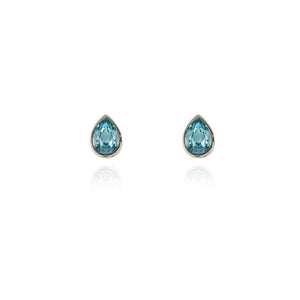 Ran Silver Aquamarine Earrings