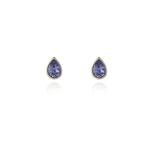 Load image into Gallery viewer, Ran Silver Tanzanite Earrings
