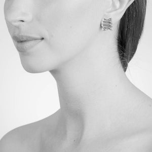 Safara Silver Clip On Earrings