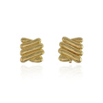 Load image into Gallery viewer, Safara Gold Clip On Earrings
