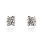 Load image into Gallery viewer, Safara Silver Clip On Earrings
